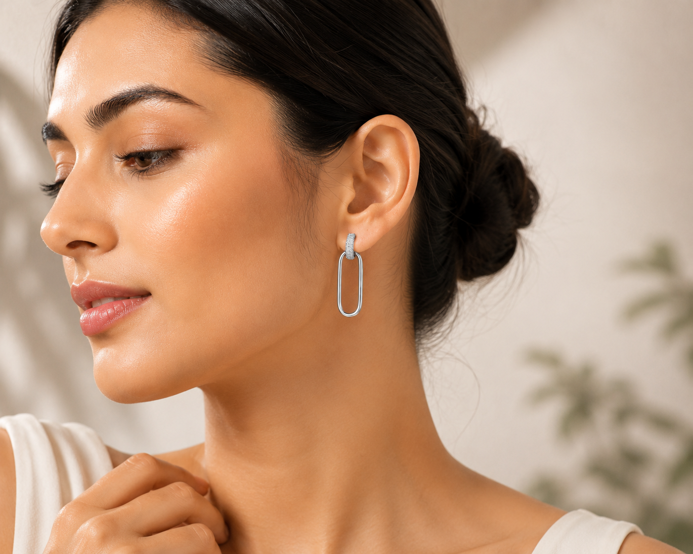 SILVAURA JEWELS 925 Sterling Silver Hoop Earrings Gold Plated