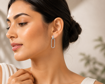 SILVAURA JEWELS 925 Sterling Silver Hoop Earrings Gold Plated